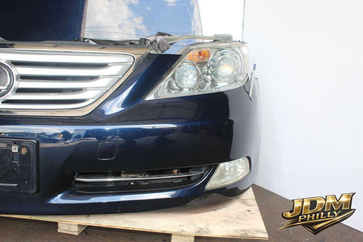 JDM 07-09 Lexus LS460 Nose Cut Headlights Bumper Fenders Grille Fog Lights Hood - image 4
