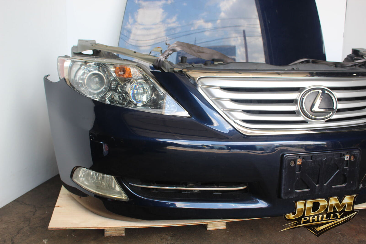 JDM 07-09 Lexus LS460 Nose Cut Headlights Bumper Fenders Grille Fog Lights Hood - image 6